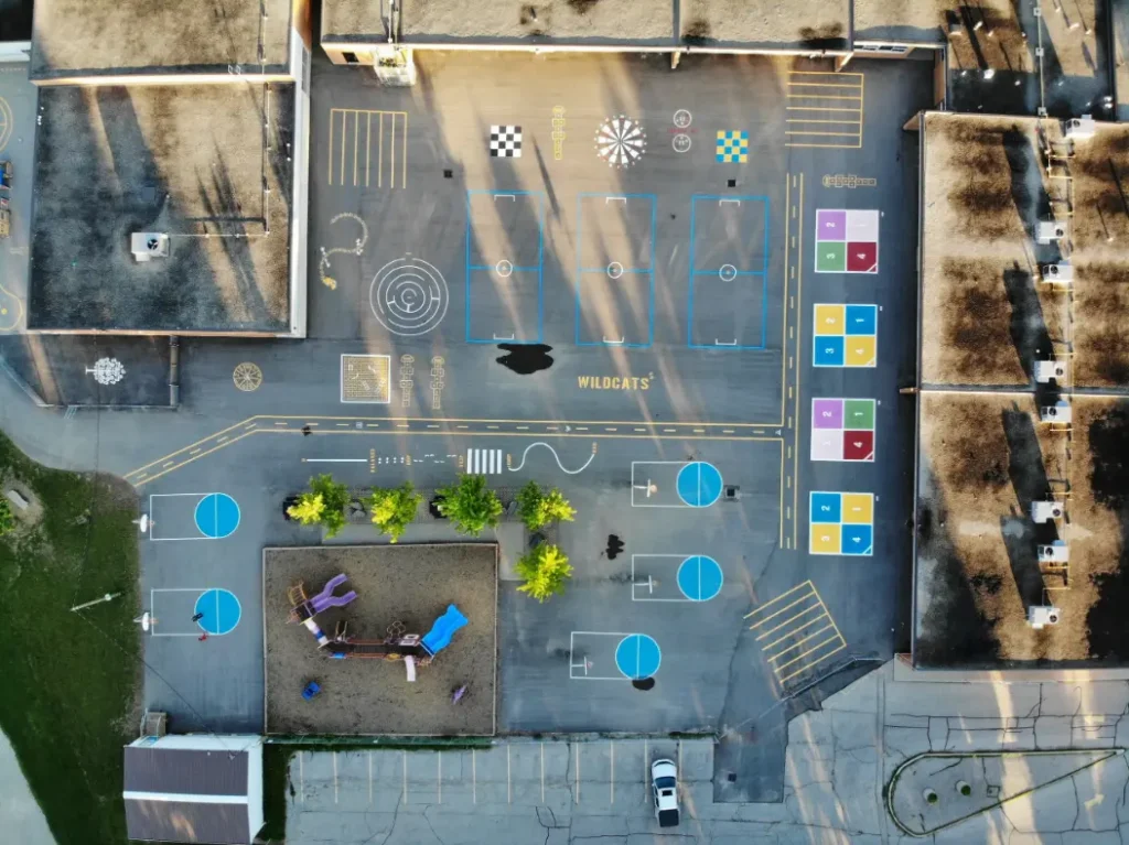 Playground Activity Painting in Southwestern, ON