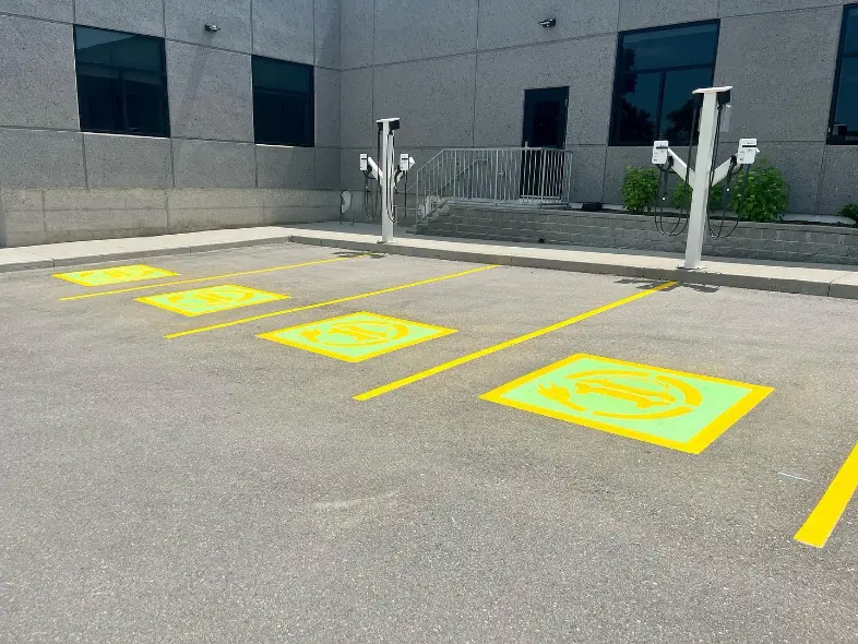 parking lot line painting