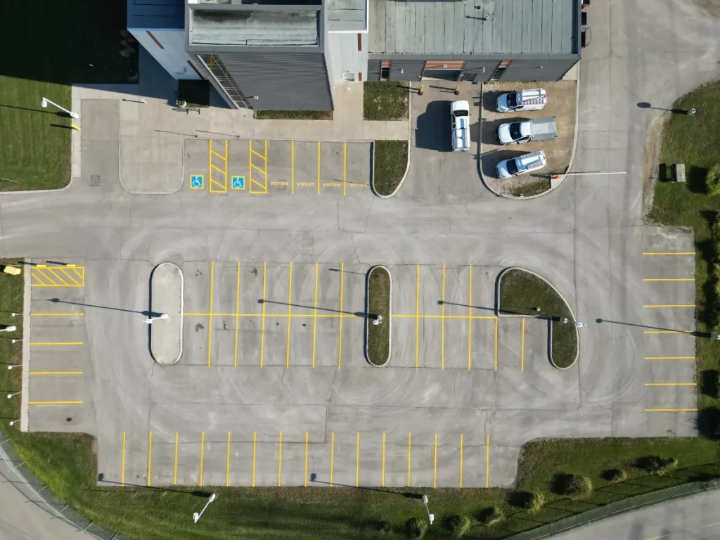 Parking Lot Line Painting in Kitchener, Ontario